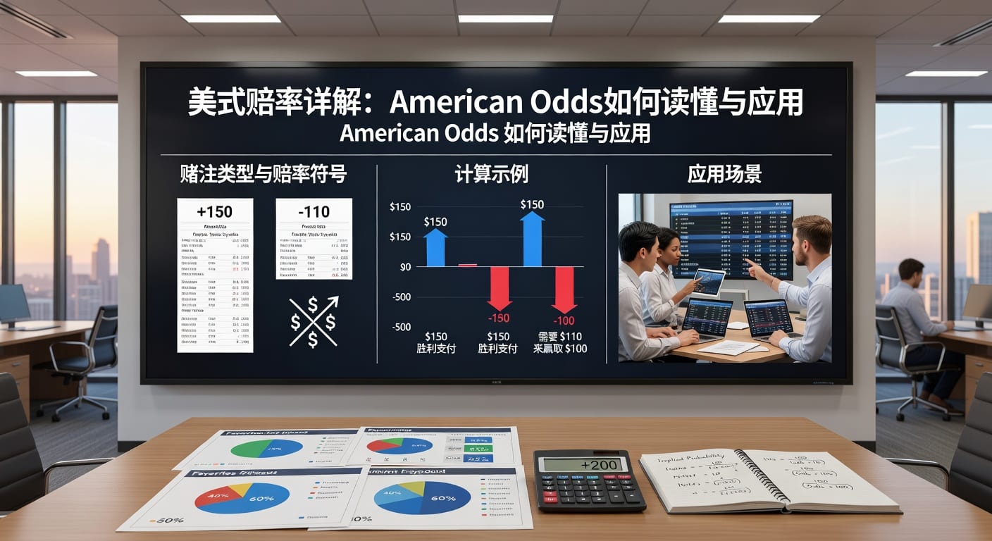 美式赔率 american odds 详解与换算指南