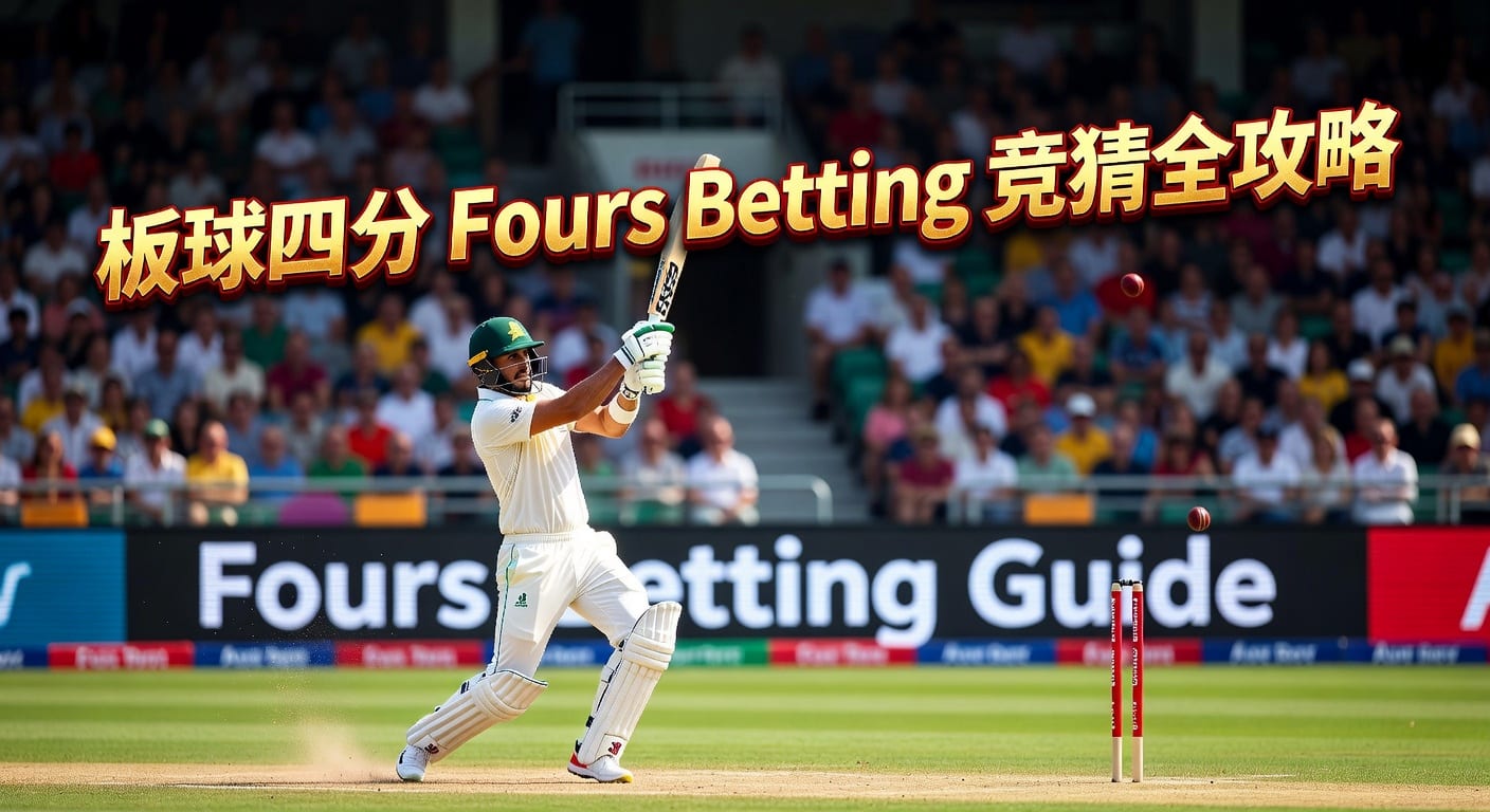 板球四分 Fours Betting：2026年边界投注技巧